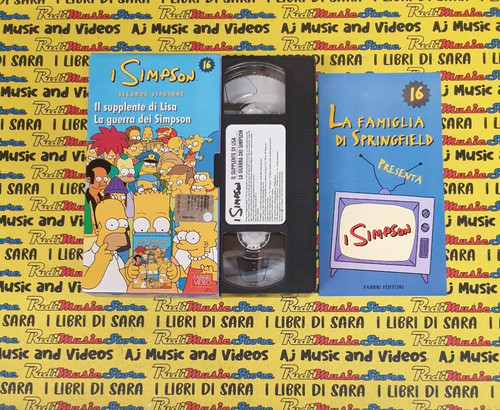 Vhs cartonata simpson 16 - vhs,