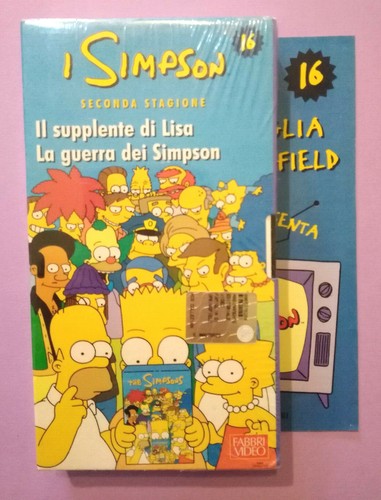 Vhs simpson seconda stagione - simpson,